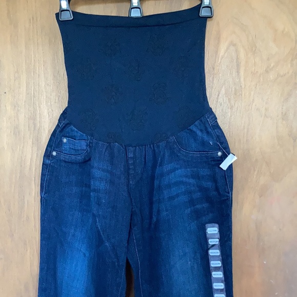 Relisted Jessica Simpson maternity jean secret fit belly size M maternity - Picture 4 of 16
